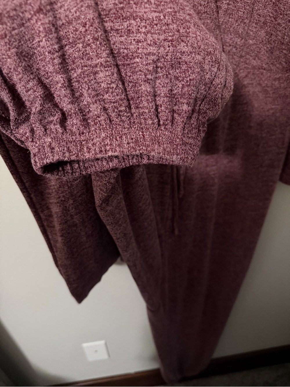BloomChic Plum Elastic Waist Lounge Jumpsuit Size 12 Cozy Outfit Loungewear NWT - Picture 6 of 9
